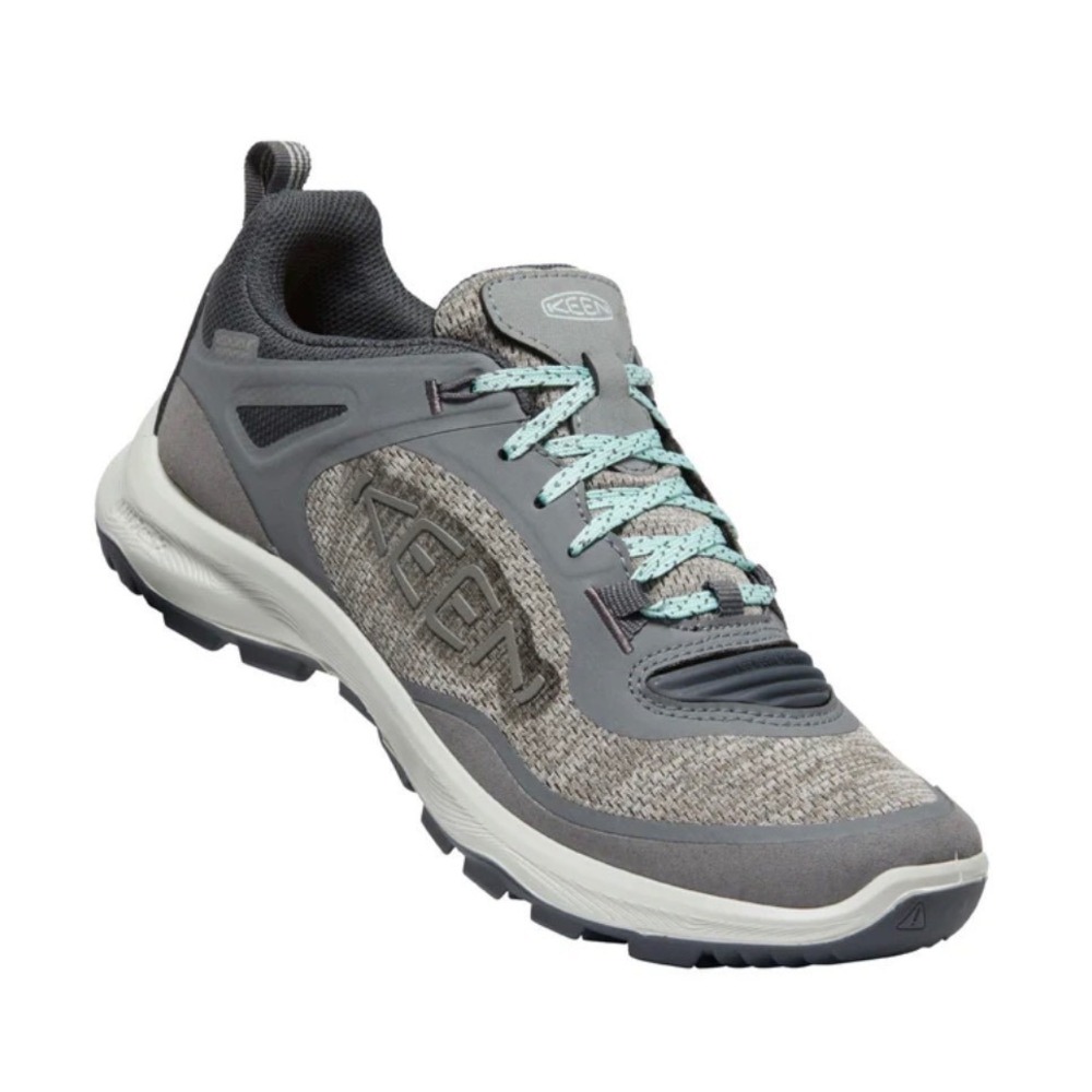 KEEN Terradora Flex WP Womens 6.5 Hiking Shoes Steel Grey Cloud Blue 1026883 New